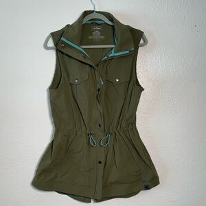 L.L. Bean Women's Olive Luna Vest:Size L Regular
